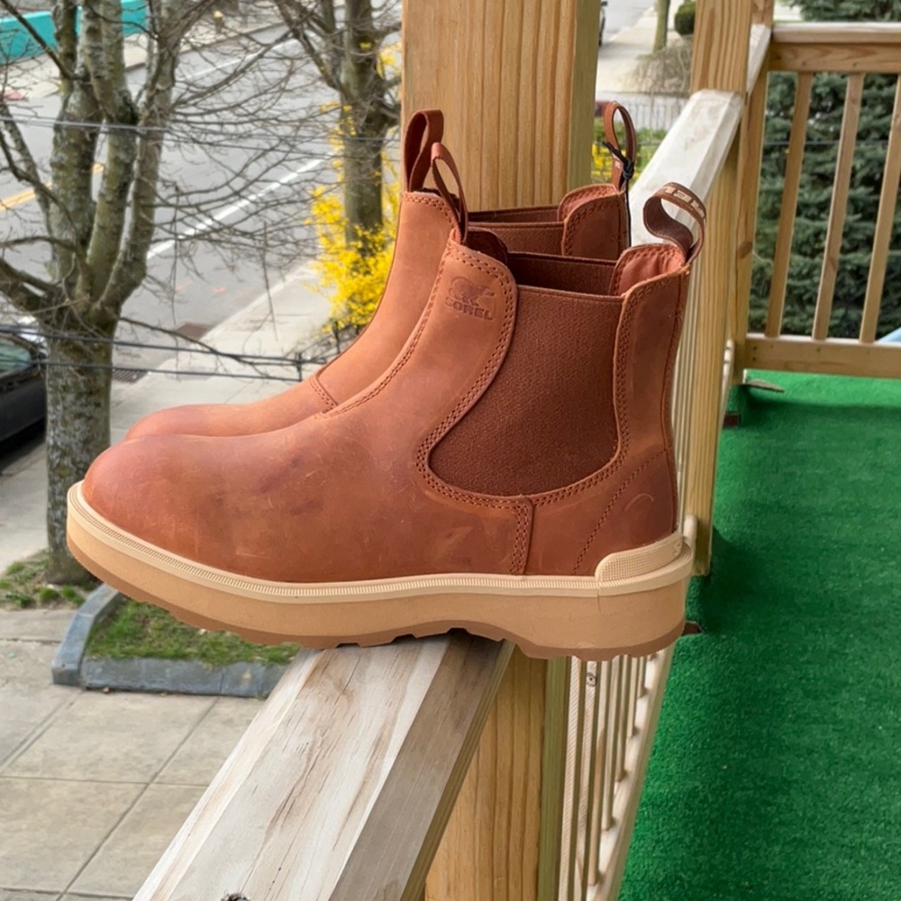 Sorel Tan Ankle Boots